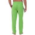 thumbnail image 6 of JGNGSHN Mens Wide Leg Pajamas Pants Drawstring Elastic Waist Solid Color Lounge Pants Pjs Bottoms with Pocket Button Fly Casual Fashion Trousers, 6 of 7