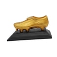 thumbnail image 3 of Trofeo de fútbol con forma de bota de oro, figura coleccionable, regalo para fanáticos, estatua, escultura, trofeo de resina para estantería, sala de Cobre, 3 of 8