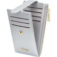 thumbnail image 1 of RFID Card Holder Wallet for Women Slim Wallets Bifold Multi Card Case Zipper Coin Purse, 1 of 5