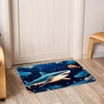 thumbnail image 6 of Shark Polyester Non-Slip Machine Washable Door Rugs Indoor Rug Game Mat, 6 of 6