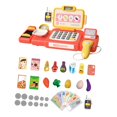 thumbnail image 4 of Jouets de Supermarché Caisse Enregistreuse pour Enfants Ensemble de Jeu Caisse Enregistreuse Rouge, 4 of 8