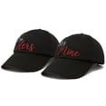 thumbnail image 4 of DALIX Matching His and Her Hat Set of 2 Couples Embroidered Baseball Cap Black, 4 of 7