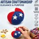 thumbnail image 5 of Handmade Footbag Foot Bag Crochet Juggling Footbag Beginners Made Knitted 2026Upgraded Independence Day Party Supplies Feature, 5 of 6