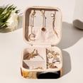 thumbnail image 6 of Sausage Whole Square Portable Jewelry Box Organizer for Rings, Earrings, Necklaces, Bracelets - Travel Must-Have for Girls and Women, 6 of 6
