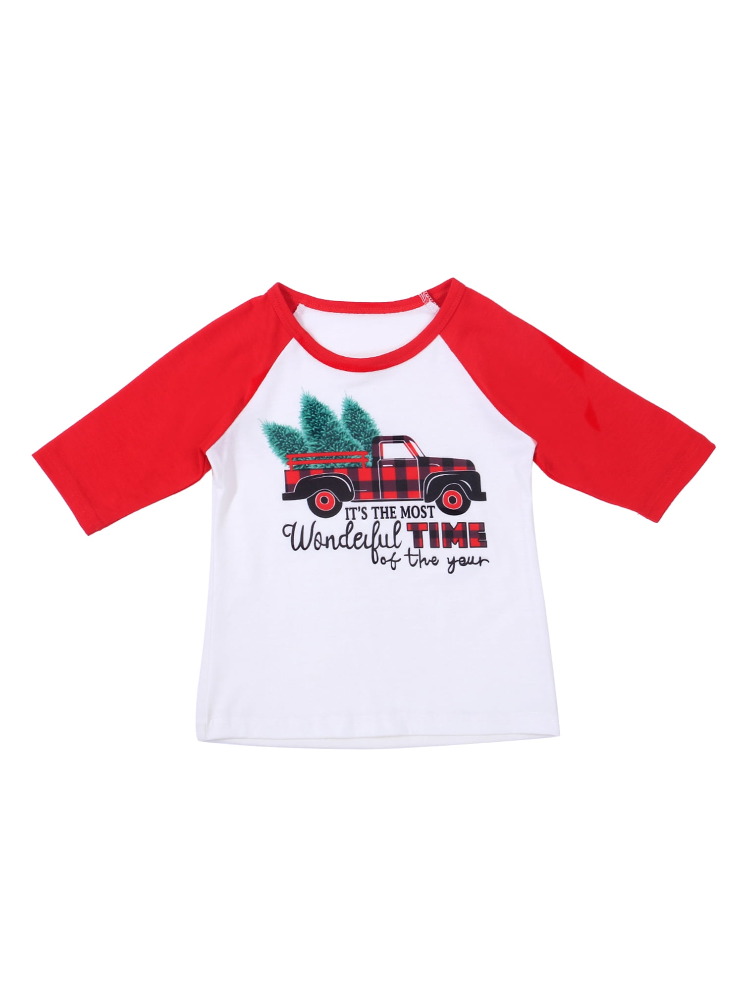 WenaZao Mommy and Me Matching T-Shirts Letters Print Short Sleeve Shirt Tops Mother and Baby Outfits