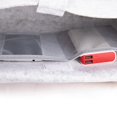thumbnail image 4 of Bolsa de almacenamiento multiusos con caja de pañuelos, organizador de cama colgante para libros, teléfonos, mando a , revistas, Gris claro Soledad Organizador de almacenamiento junto a la cama, 4 of 10