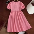 thumbnail image 3 of 4/July Girls Dresses Size 14-16 Party Dress Teen Girls Summer Short Sleeve Dress with Bowknot for Big Kids, 3 of 8