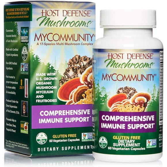 Suplemento Host Defense MyCommunity Mushroom 60 cápsulas