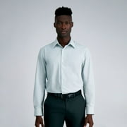 Men's Haggar® Premium Comfort Slim Fit Wrinkle Resistant Dress Shirt Color: Dark Green Check Size: 18.5-34/35