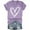 Purple-3, variant on Aofany Summer Tops for Womens Fashion Women Valentine's Day Print Short Sleeve T-shirt Graphic Tops