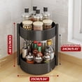 thumbnail image 3 of Clearance! Turntable 13 Tier Kitchen Inch Organizer (Black) Turntable Rack Multifunctional Storage 2 Storage Rack Rack Black, 3 of 9