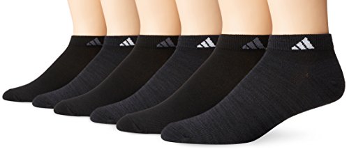 adidas Men's Superlite Low Cut Socks (6-Pack), Black-Night Grey Space Dye/White/Black/Onyx,  Large (Size 6-12) | Walmart Canada