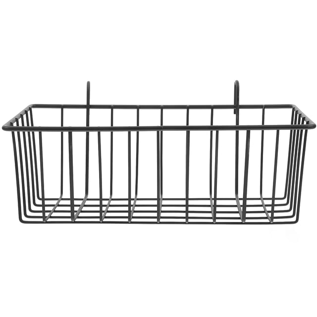 ColoMX Cesta de alambre colgante, cesta de alambre de cocina, organizador de almacenamiento colgante para baño y cocina