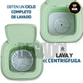 thumbnail image 4 of Mini Lavadora Portátil Plegable Pequeña Para Ropa Chica Verde, 4 of 9