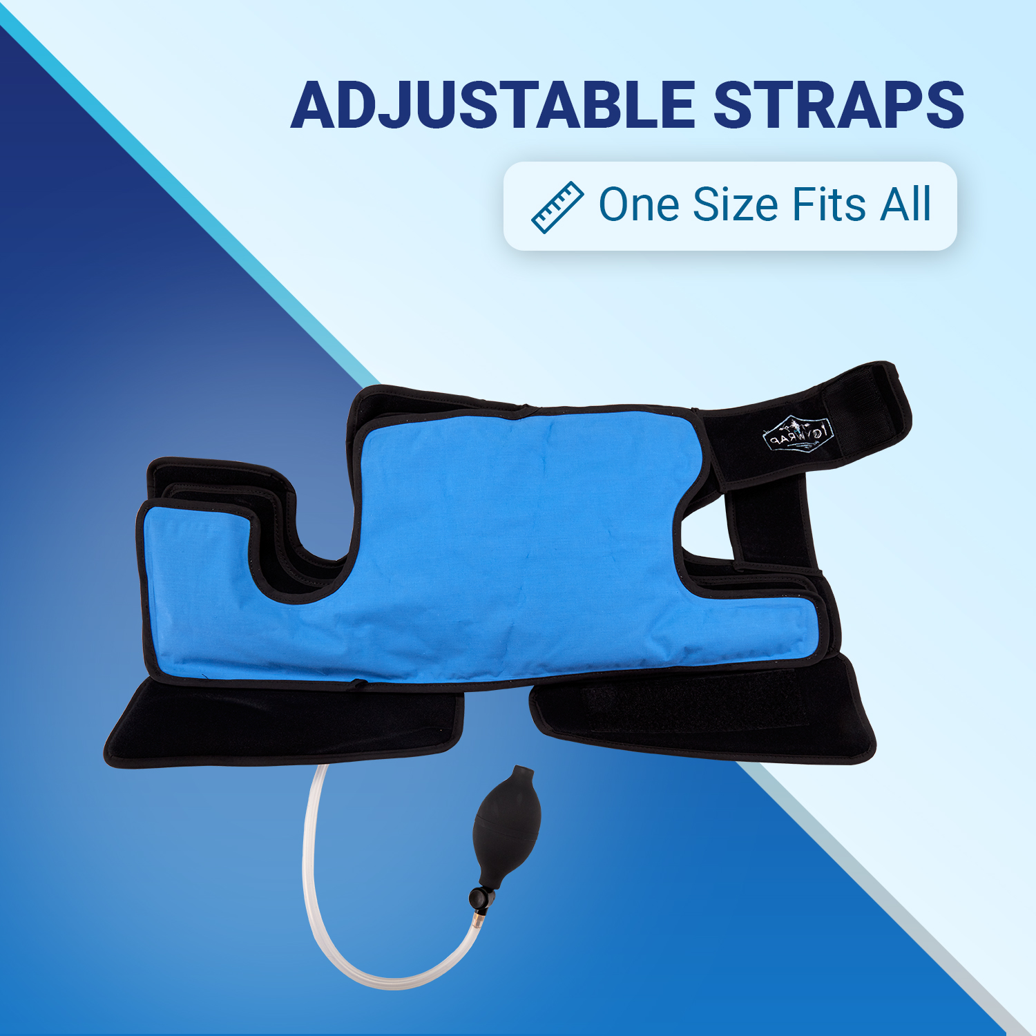 IcyWrap Cold Pack Compression Wrap for Ankle and Foot Pain