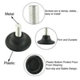 thumbnail image 4 of Uxcell M8x18mm Rosca 34mm Cabeza Ajustador de Pierna Niveladora de Muebles Negro 4pcs, 4 of 7