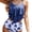 Blue/White, variant on SOMER Bikini Sets for Women High Waisted Tummy Control Swim Skirt Two Piece Swim Suit 2026