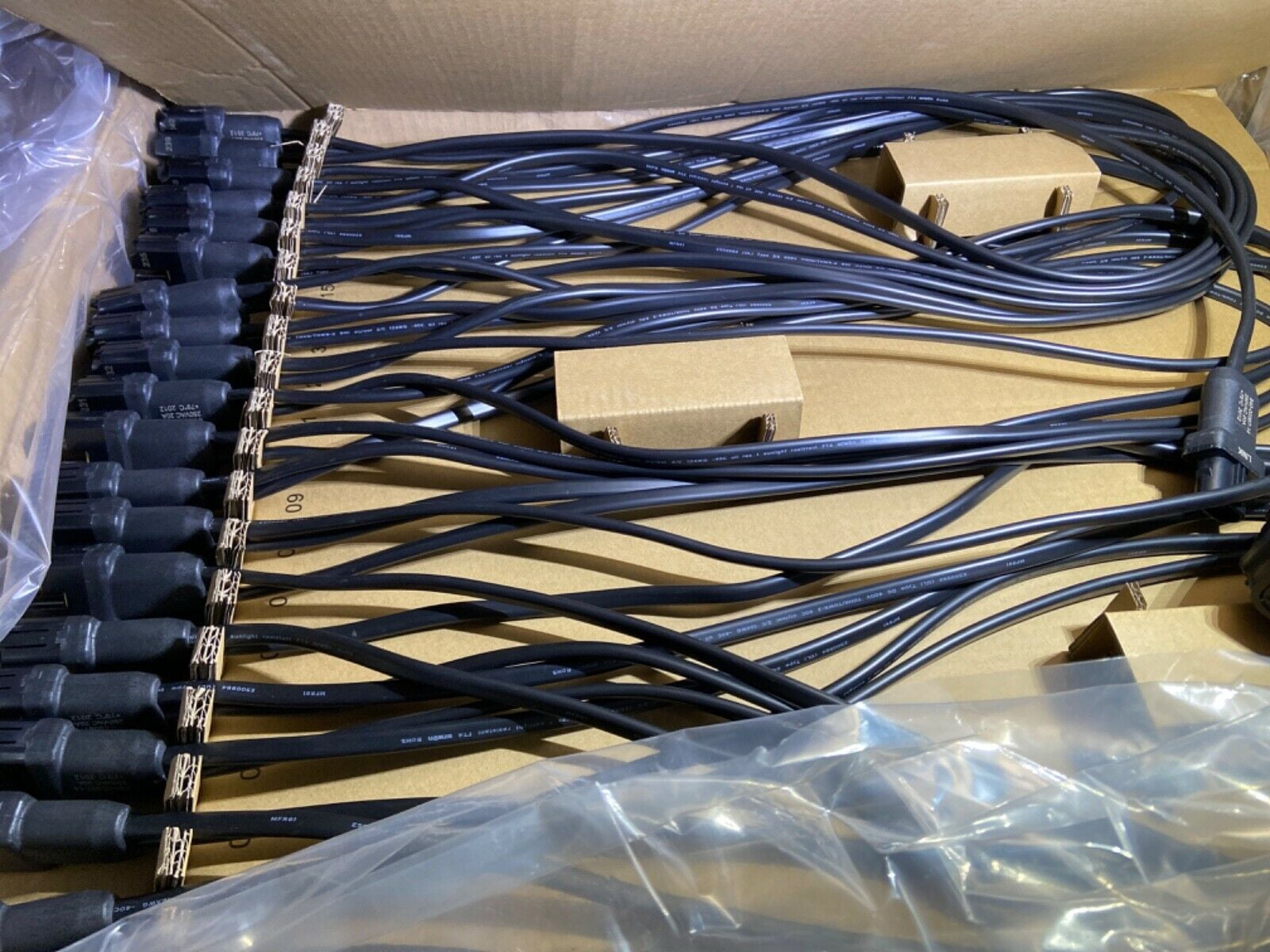10 NEW Enphase IQ Inverter QCable Cuts Lot Q1210240 1m 240V Cell 10 drops