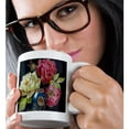 thumbnail image 2 of 3dRose, Vintage Roses in Vase, 11oz Mug, 2 of 7