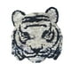 thumbnail image 4 of Parche de Bordado con Diseño de Flores para Manualidades y Decoración de Ropa , Tigre, 18 cm, 4 of 7