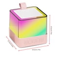 thumbnail image 5 of Micrófonos mácina de karaoke para niños y adultos bt stander con 2 Micrófonos inalámbricos y luces liderados Pequeñas Karaoke Mácina para Fiesta en Casa, 5 of 5