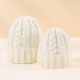 thumbnail image 4 of Txlixc Beanies Match, Sombrero de ganchillo de punto sólido de invierno, adecuado para la familia, el bebé, la madre, el padre Txlixc  moda, 4 of 9