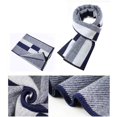 thumbnail image 4 of Scarf for Men Classic Color Block Thermal Warm Fall Winter Scarves, 4 of 4