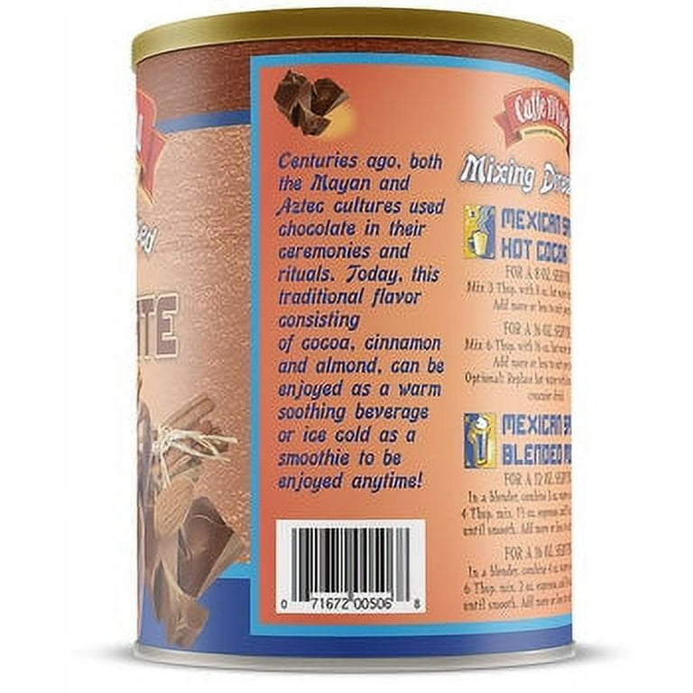 4 Pack) Caffe D'Vita Mexican Spiced Cocoa Mix, 3lb. Canisters