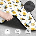thumbnail image 3 of Fuzoiu Bees And Rainbows Print Carpet Floor Mats for Car,Car Foot Mat Set,Universal Fit 4 Piece Mat Pad Set,Fits Most Cars Trucks Vans Sedans SUV Auto Carpet Mat Se, 3 of 7