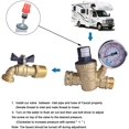 thumbnail image 7 of Hydro Master Lead-Free Brass Water Pressure Regulator for RV Camper, Pressure Range 0-160PSI / 0-11Bar, 7 of 7