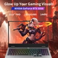 thumbnail image 4 of LENOVO LOQ 15IRX10 RTX 5050 AI Gaming Laptop, 15.6 FHD 144Hz, Intel i5-13450HX, NVIDIA RTX 5050, 64GB DDR5, 2TB, W11H, backlit keyboard,Grey, 4 of 6