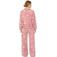 thumbnail image 6 of Renewold Valentine's Day Track Suits for Women Set Includes Drawstring Wide Leg Pants and Pullover 2 Piece Outfits Tracksuit Lounge Sets Petite for Women, Hamster Heart Star Print Pink, XS, 6 of 7