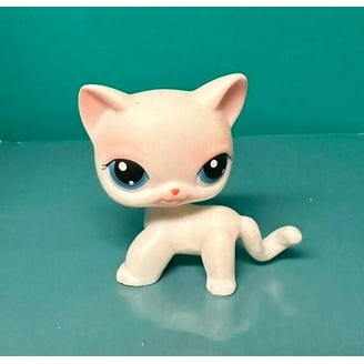 138 Littlest Pet Shop Rare Grey White Short Hair Cat Limited LPS