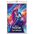 thumbnail image 3 of Marvel Thor: Love and Thunder - Thor Odinson One Sheet Wall Poster with Magnetic Frame, 22.375" x 34", 3 of 5