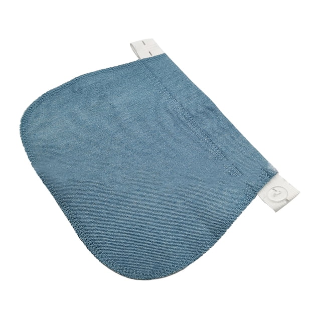 Billuyoard El embarazo debe tener el primer trimestre, pantalones de maternidad cómodos, extensores de botones para pantalones, agujeros y Tela de costura y artesanía azul claro