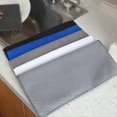 thumbnail image 2 of GFDYREE Microfiber Dish Cloth Best Kitchen Cloths Cleaning Cloths with Poly Scour Side Assorted Dark Colors 5Pack 12Inch x 12Inch, 2 of 7