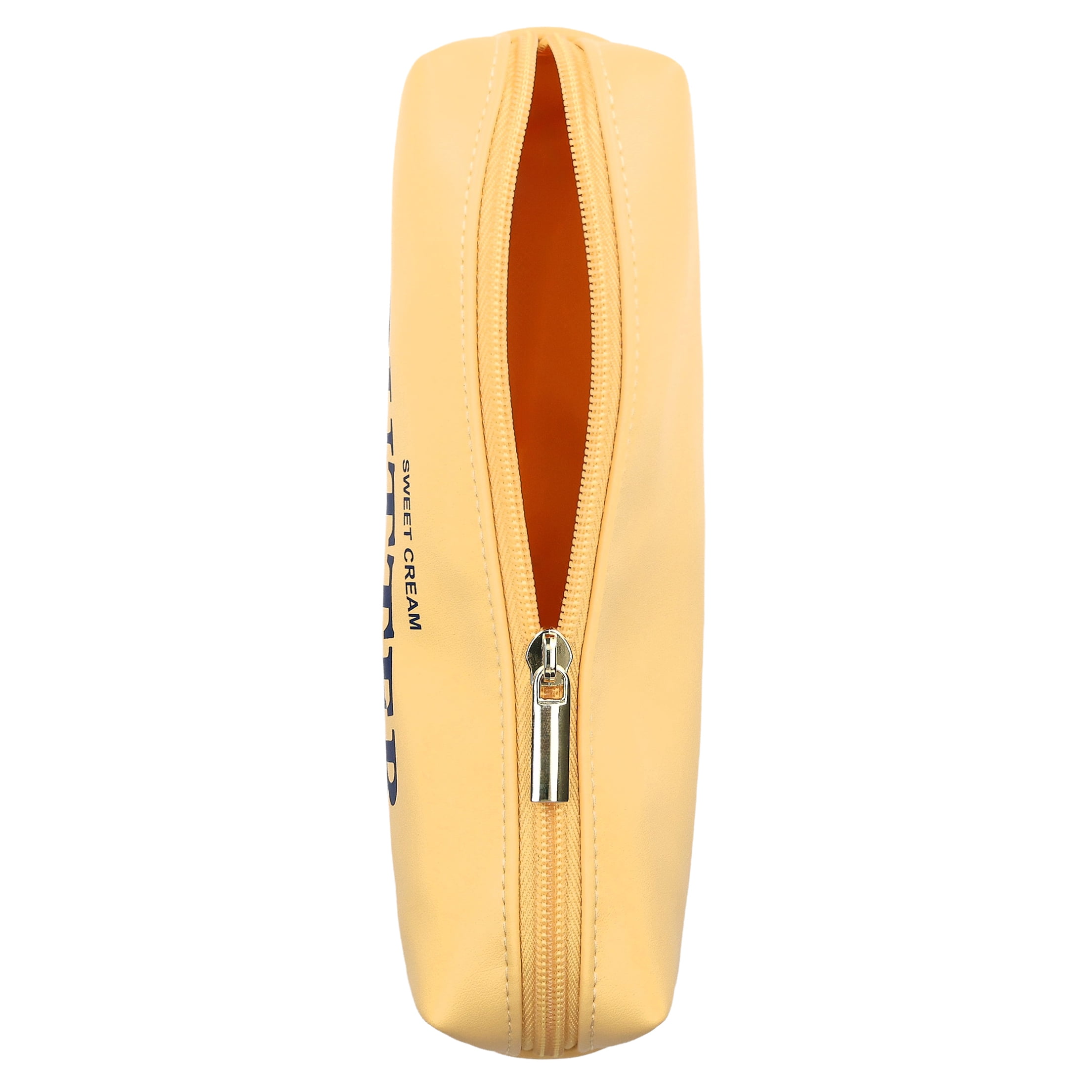 Pen+Gear Butter Pencil Pouch, Light Yellow,  Perfect for Students of All Ages--Elementary, Middle School, High School, College, and Adult Professionals