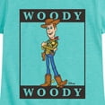 thumbnail image 3 of Toy Story 4 - Type Block Woody - Toddler & Youth Girls Short Sleeve Graphic T-Shirt, 3 of 5