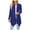 Blue, variant on Women Fashion Long Sleeve Cardigan Polyester Lightweight Open Front for All Seasons