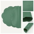 thumbnail image 5 of Unique Bargains Set of 6 Leather Waterproof Placemats for Kitchen Dining Table Green, 5 of 6