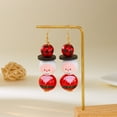 thumbnail image 2 of Yoyauz Women's Christmas Earrings Snowman Lightweight Earrings Cute Christmas Party Jewelry Gifts, 2 of 6