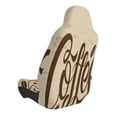 thumbnail image 3 of Picia Coffee Time (2) Print Waterproof Sweating Car Seat Cover for Post Gym Workout, Running, Beach and Hiking, Universal Fit Anti-Slip Bucket Seat Protector, 3 of 5