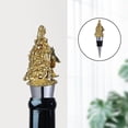 thumbnail image 2 of Tapón de botella de vino con forma de animal, hermético, a prueba de fugas, decoración universal, accesorios de zinc Tapón de uva dorado, 2 of 8