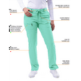 thumbnail image 4 of Adar Pro Scrubs pour Femmes - Pantalon de Yoga Skinny Leg, 4 of 8