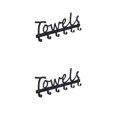 thumbnail image 2 of maskred Decorative Key Rack Holder Hanger Entryway Organization Wall Mounted Towels 2Set, 2 of 6