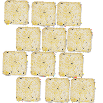 Suet Cake Woodpecker High Energy 12 Pack | Case of 12 Suet Cakes for Wild Birds | 11 ounces each