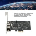 thumbnail image 3 of PCIE Firewire Riser Card, PCIE 1X To 1394 Card Dual Chip Design Plug and Play Multiple Ports 800Mbps  for 1394A 6 Pin Ports, 3 of 7