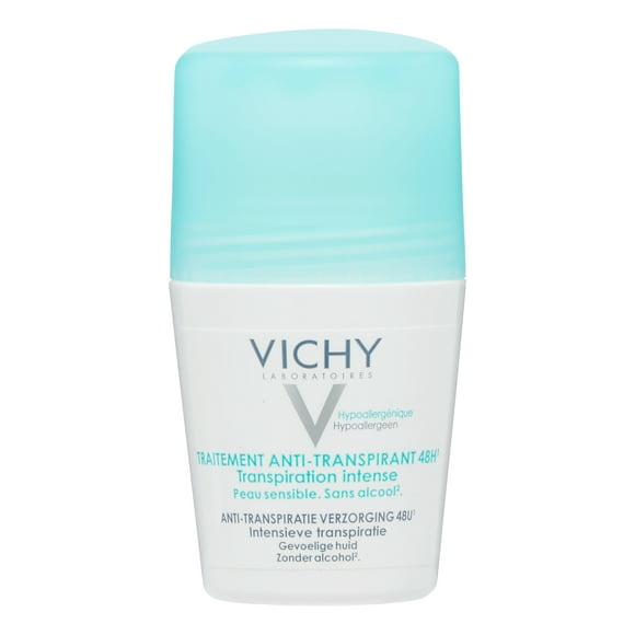 Vichy 48H Intensive Anti-perspirant Deodorant Roll-on for Women, 1.69 Oz