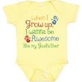 thumbnail image 3 of Inktastic Awesome Like My Godfather Boys Baby Bodysuit, 3 of 5