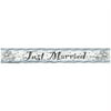 12' Foil Just Married Banner
